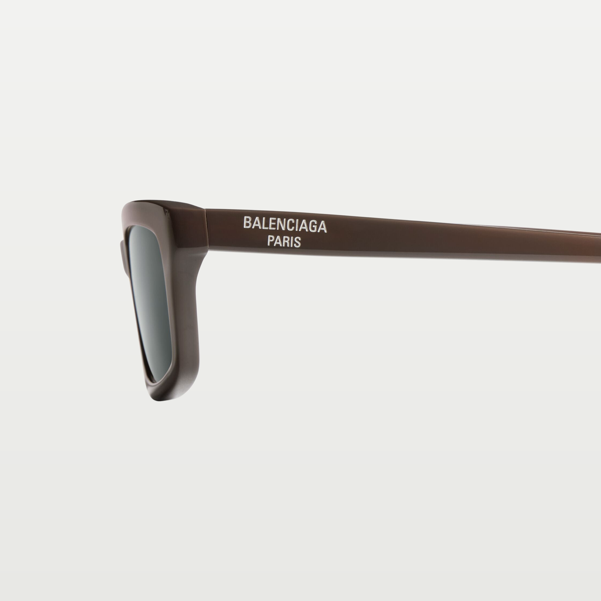 Balenciaga Daily Rectangle Sunglasses in Taupe