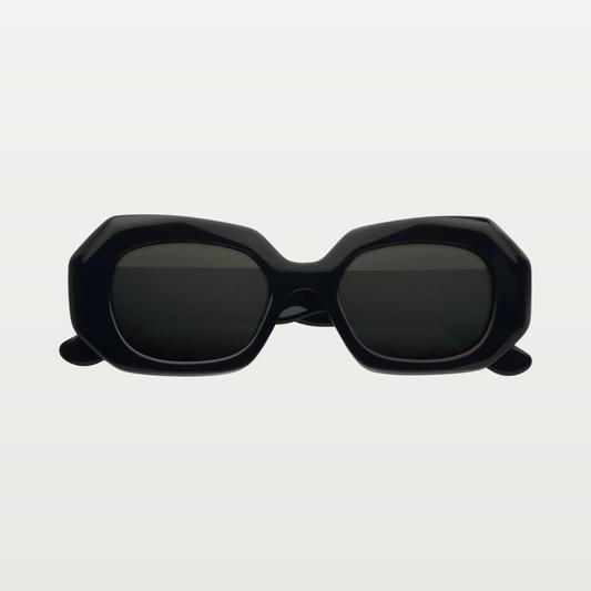Emmanuelle Khanh Sunglasses DIXIE — BLACK GLOSSY