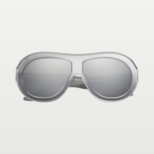 Emmanuelle Khanh Sunglasses MAINS — SILVER CHROME