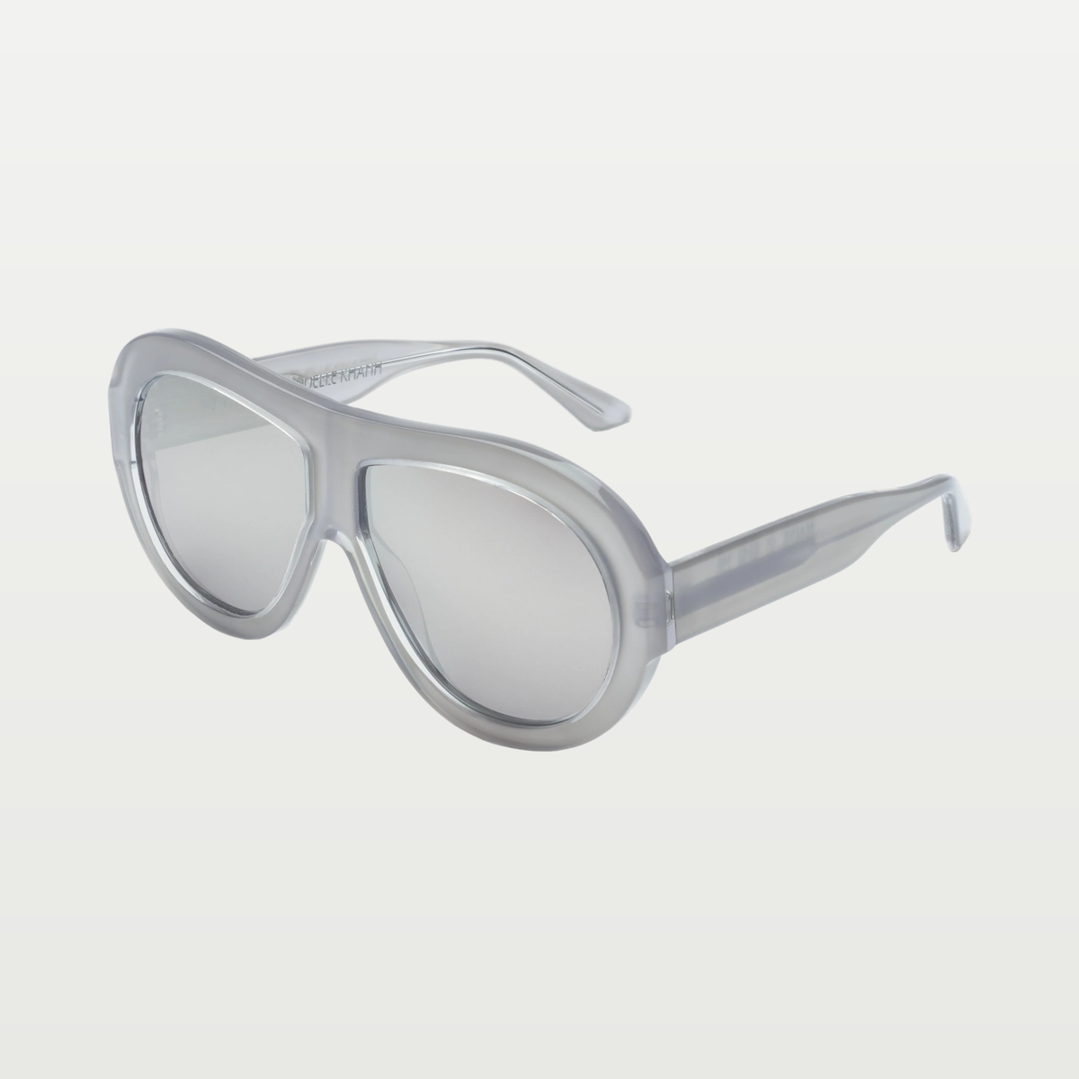 Emmanuelle Khanh Sunglasses MAINS — SILVER CHROME