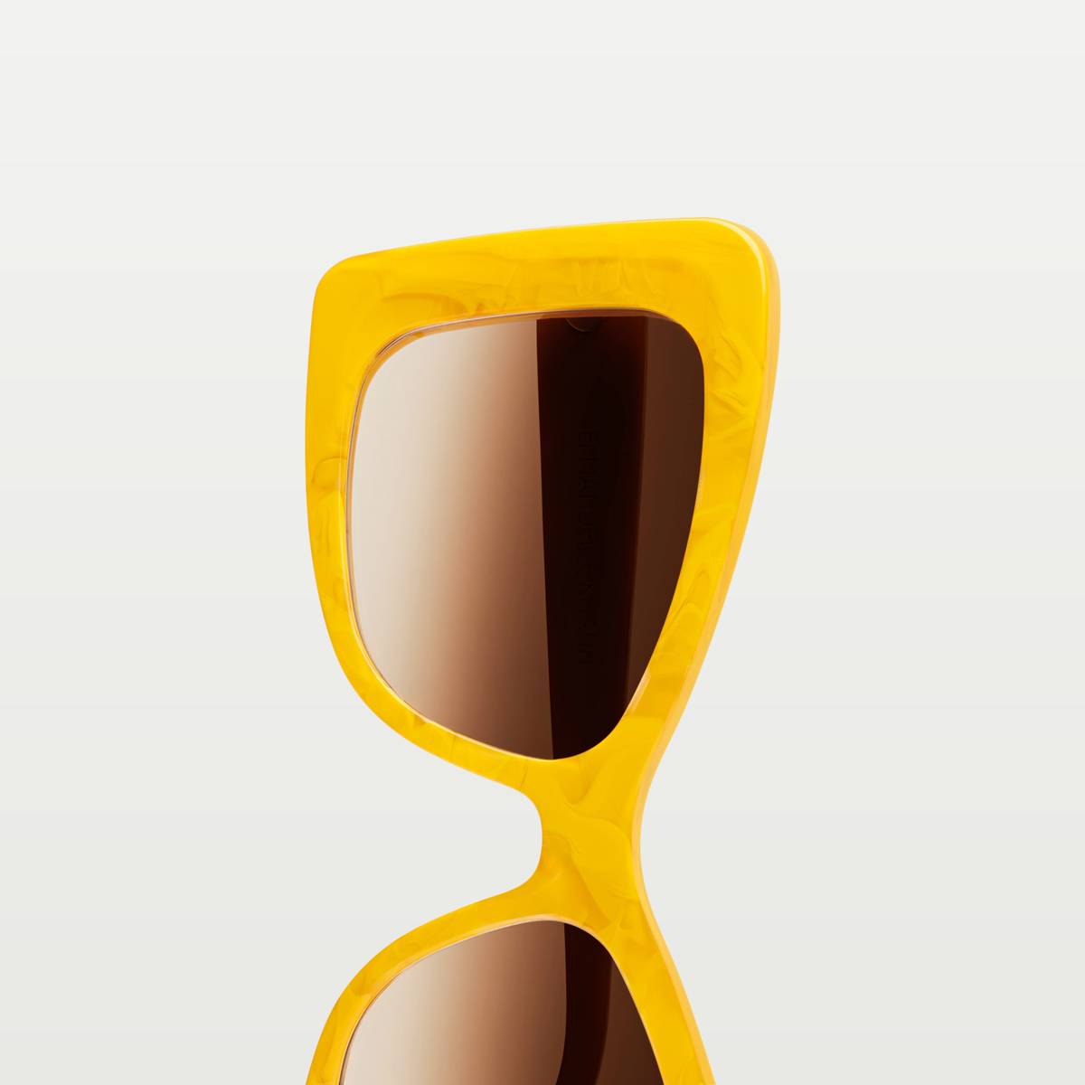 Emmanuelle Khanh Sunglasses TANGO — YELLOW MOIRAGE