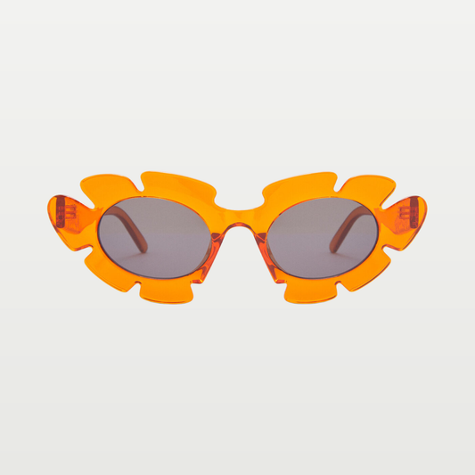 LOEWE Flower sunglasses in Transparent Orange