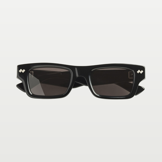Bottega Veneta Dizzy Square Sunglasses in Black/grey