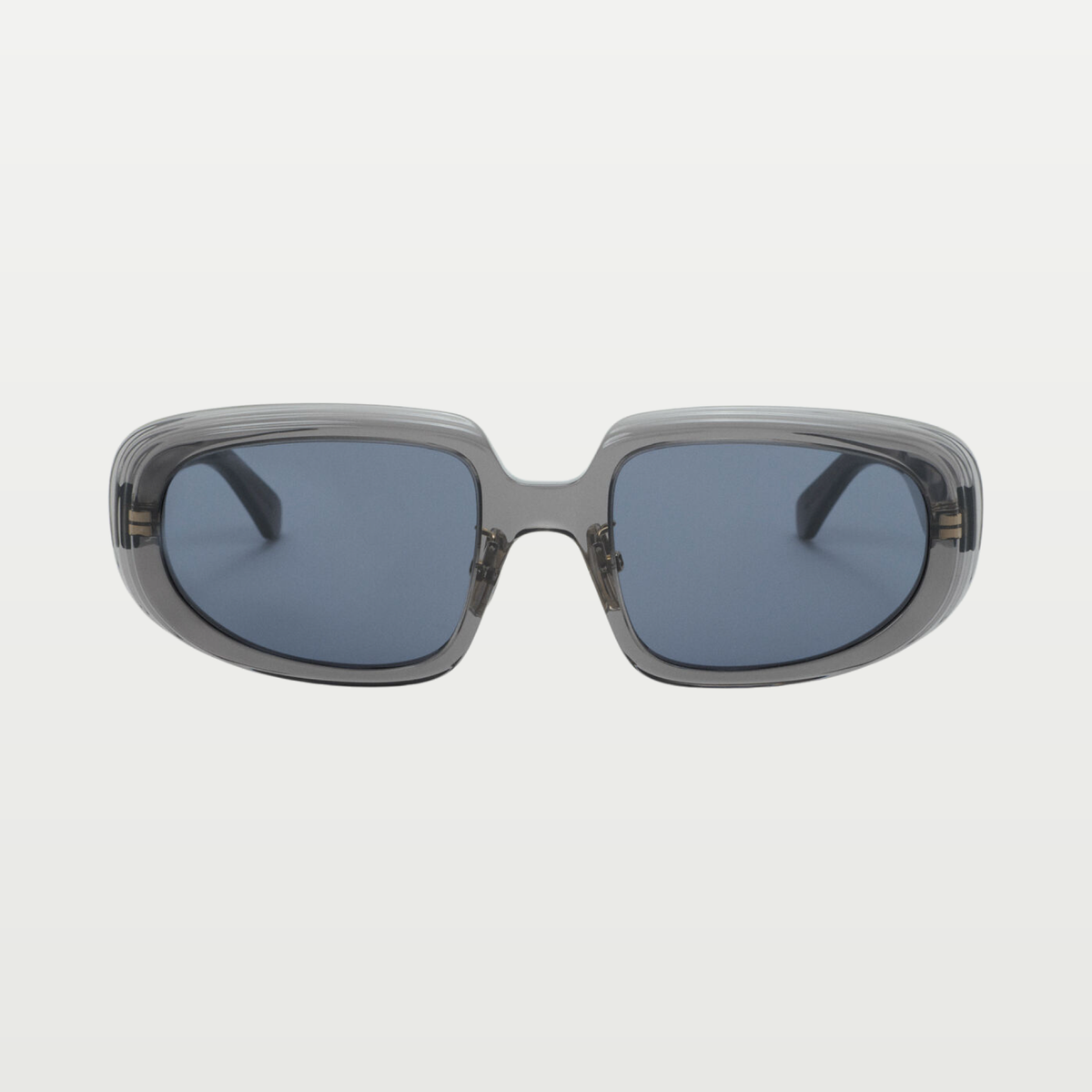 LOEWE Mini Anagram Steps Rectangular sunglasses in Transparent Asphalt