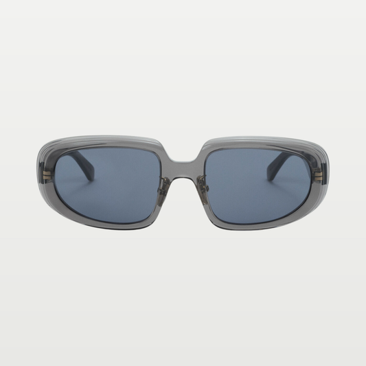 LOEWE Mini Anagram Steps Rectangular sunglasses in Transparent Asphalt