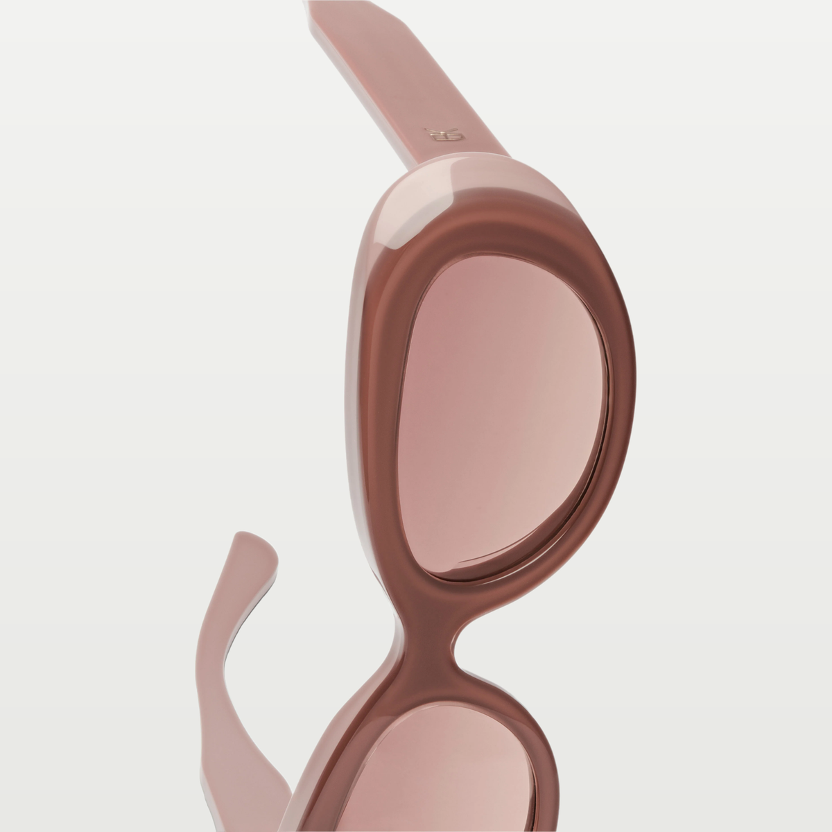 Emmanuelle Khanh Sunglasses PARIS — GLOSSY SIENA