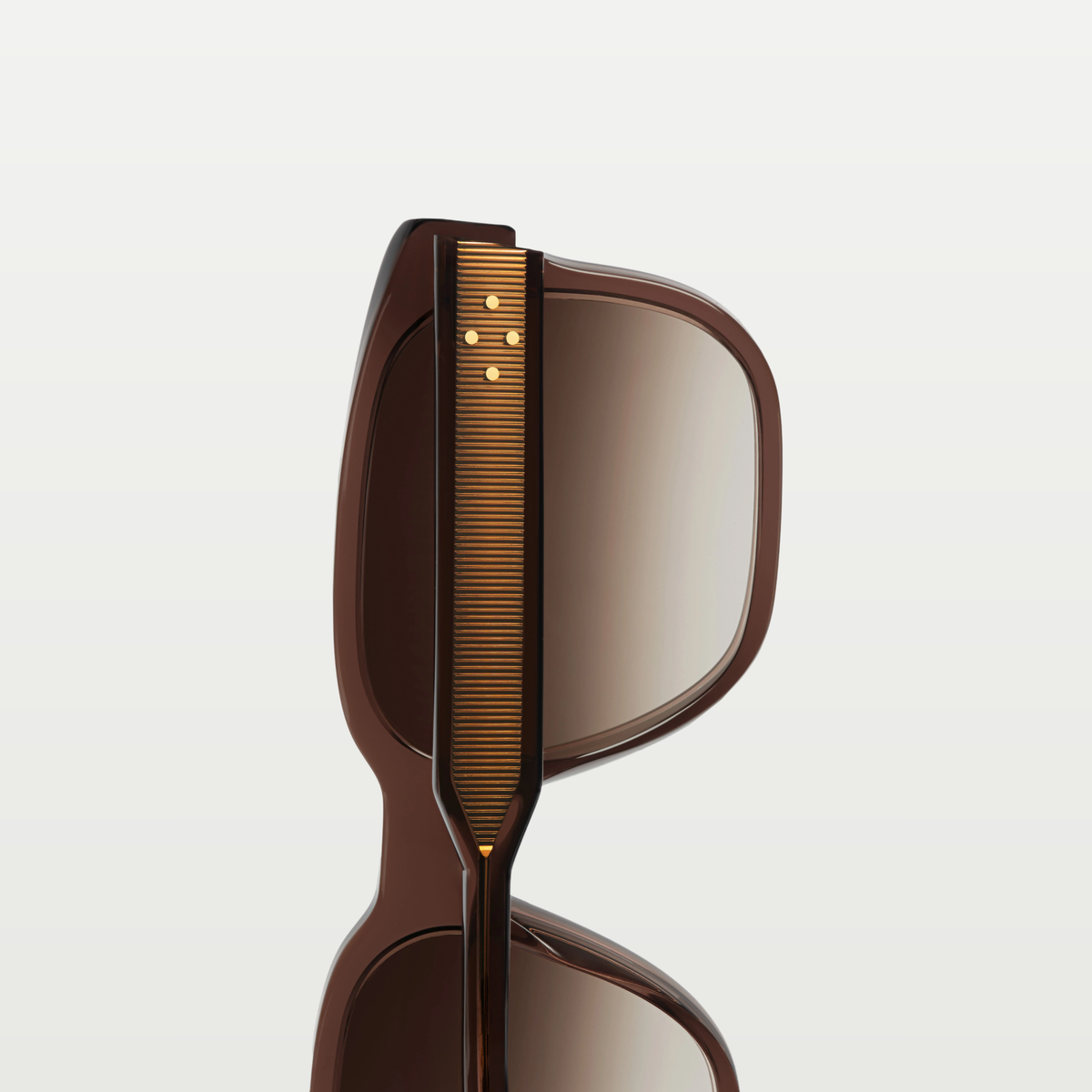 Emmanuelle Khanh Sunglasses RUSH — CRYSTAL BROWN
