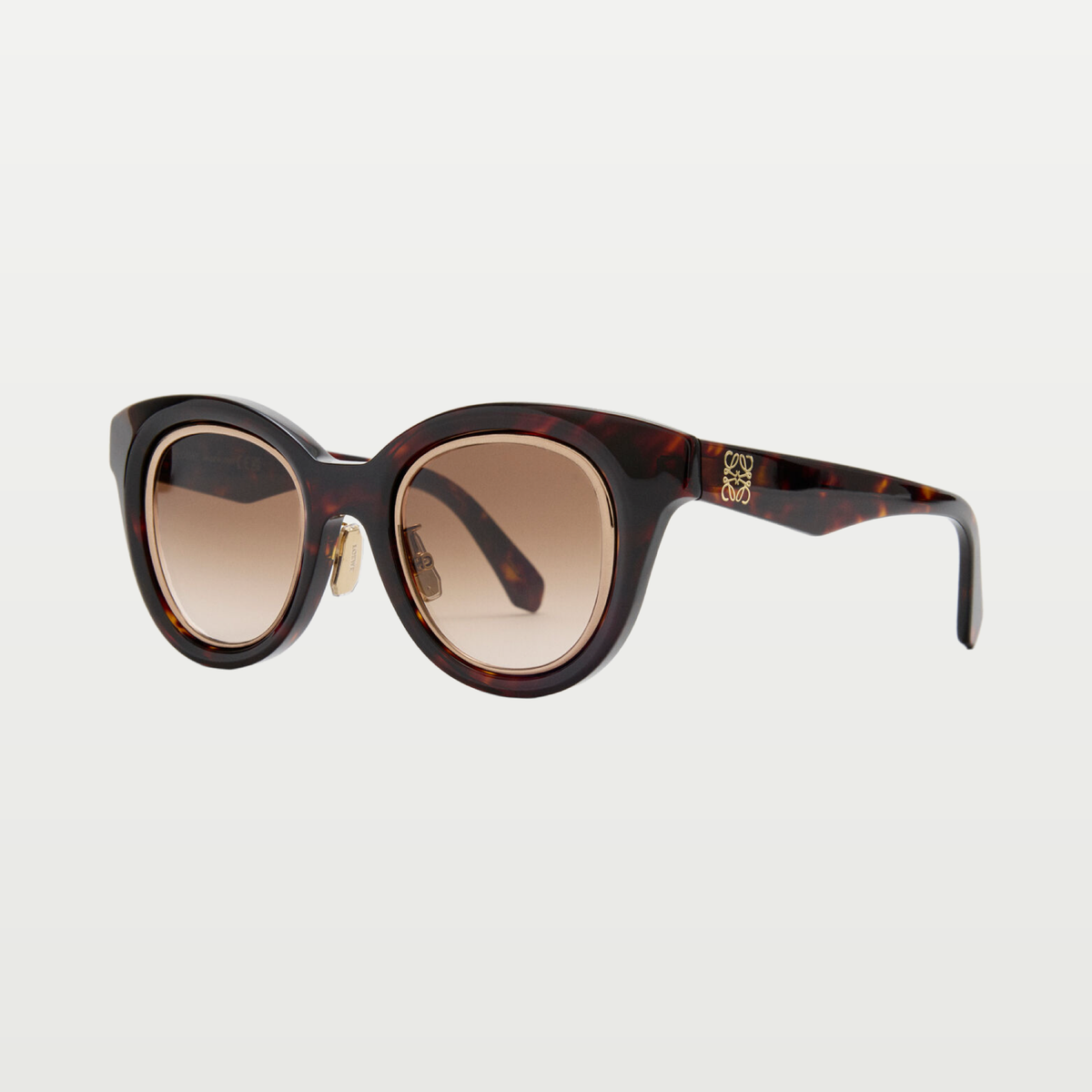 LOEWE Mini Anagram Butterfly sunglasses in Havana
