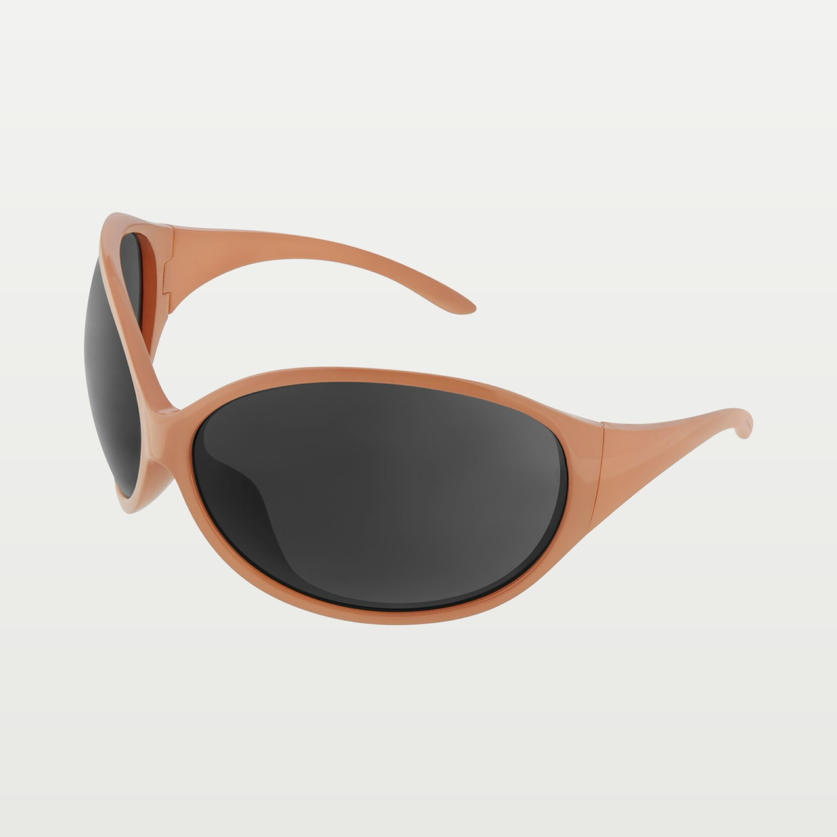 Balenciaga Phantom Round Sunglasses in Milky Nude