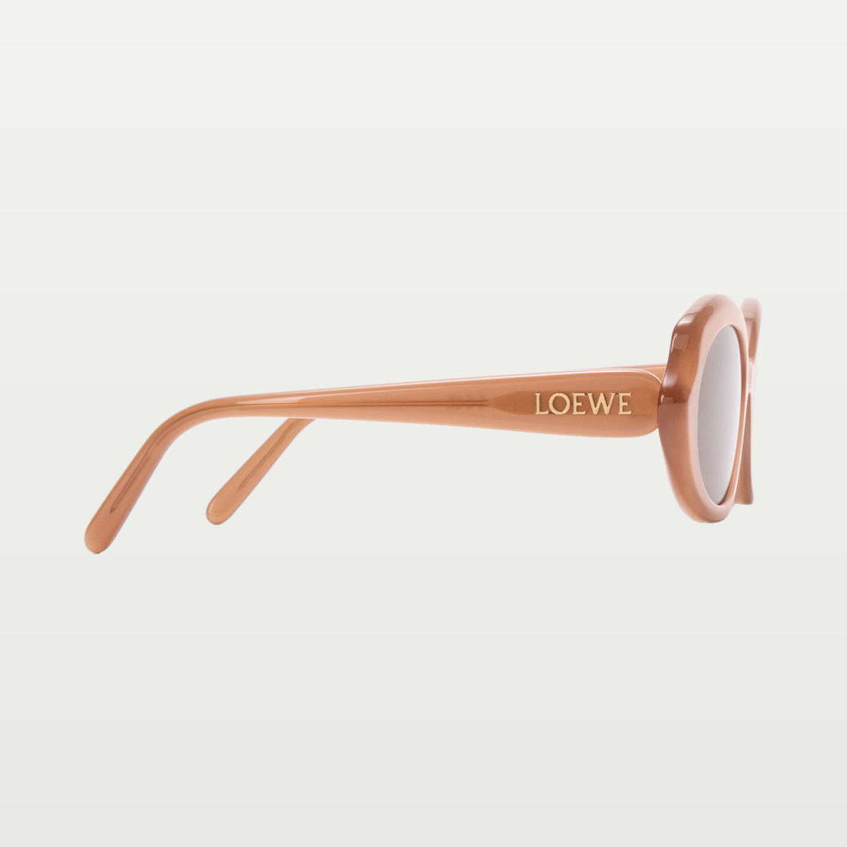 LOEWE Delta Slim sunglasses in Milky Caramel