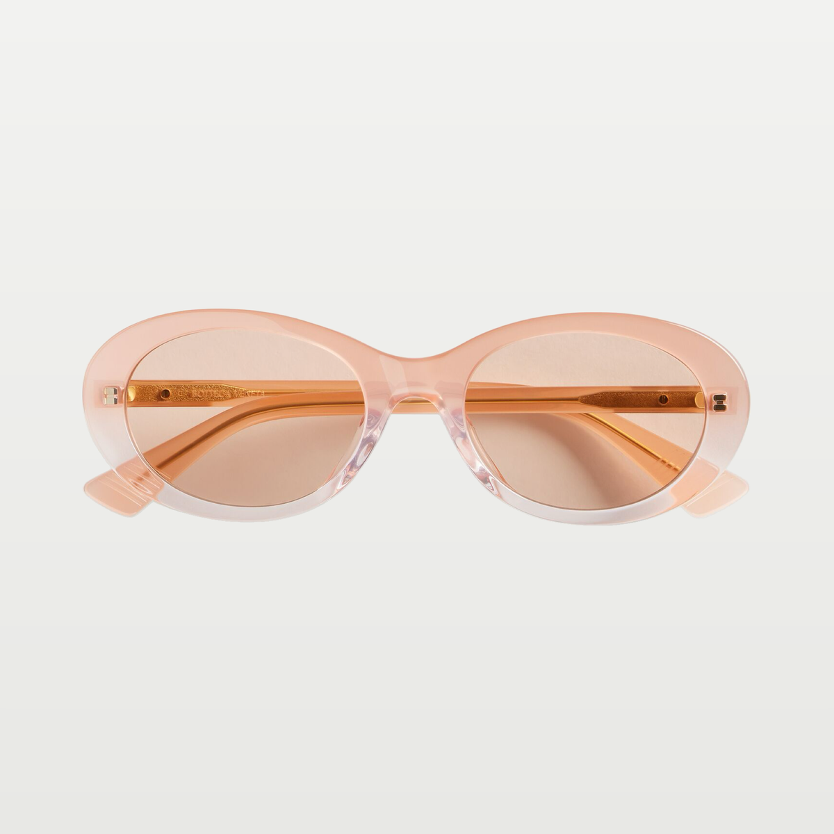 Bottega Veneta Classic Oval Sunglasses in Pink