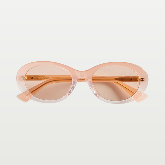 Bottega Veneta Classic Oval Sunglasses in Pink