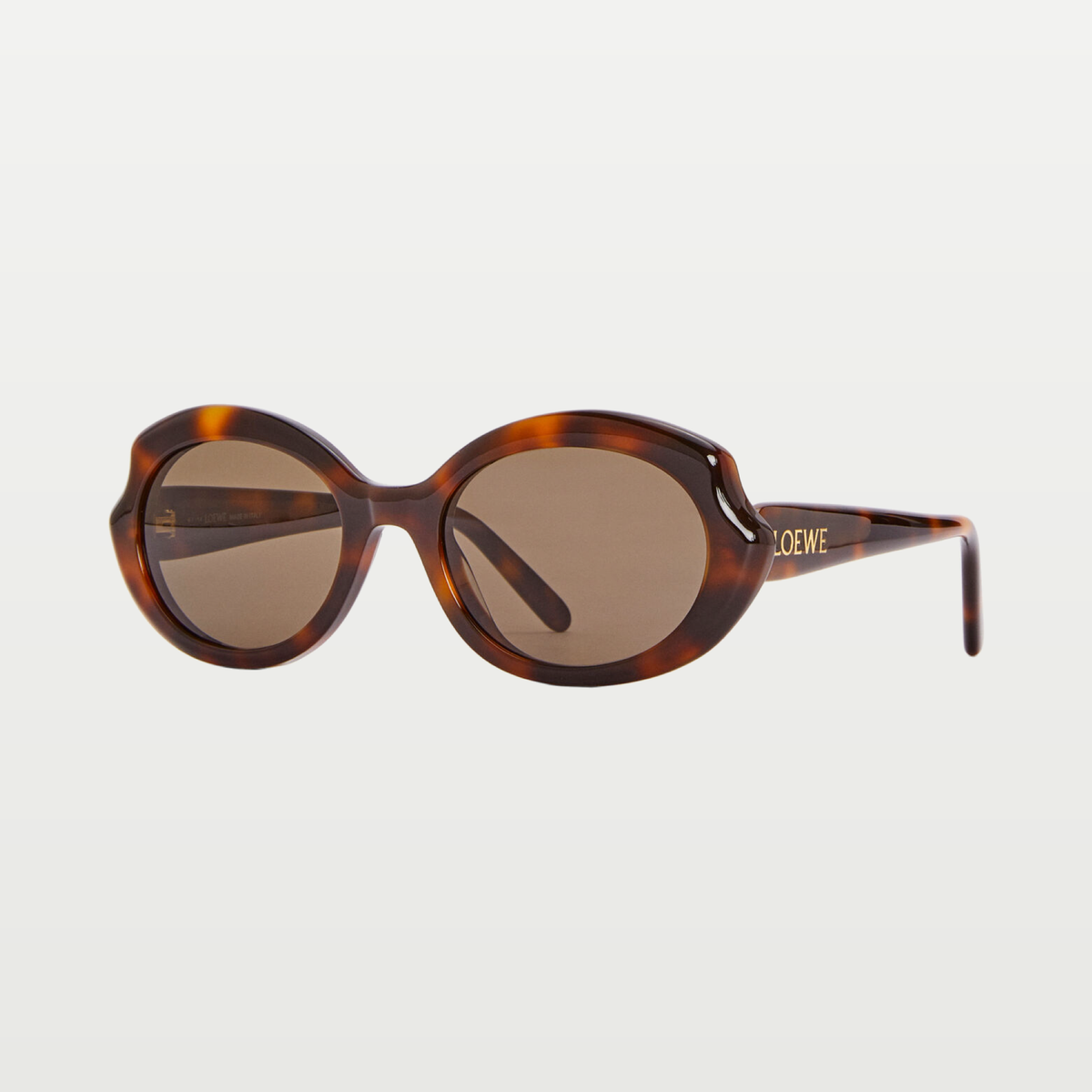 LOEWE Mini Oval Slim sunglasses in Havana