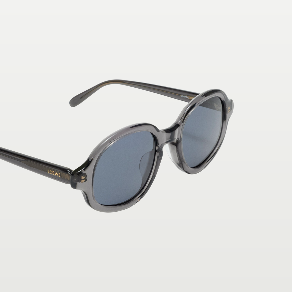LOEWE Delta Slim sunglasses in Transparent Asphalt