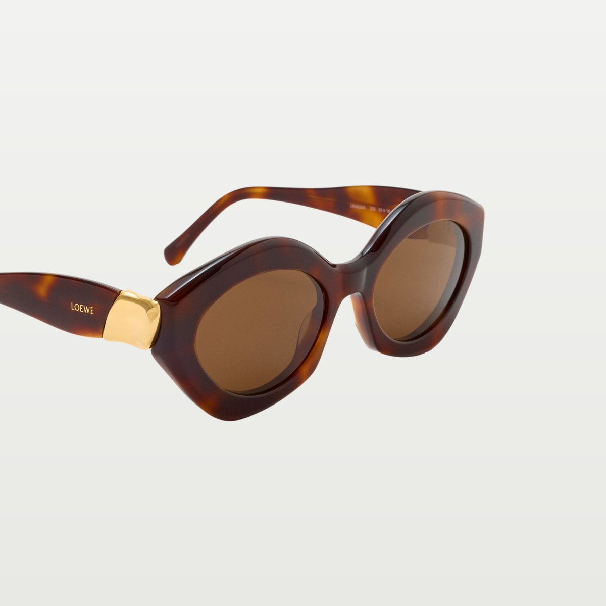 LOEWE Coil Cateye sunglasses in Havana
