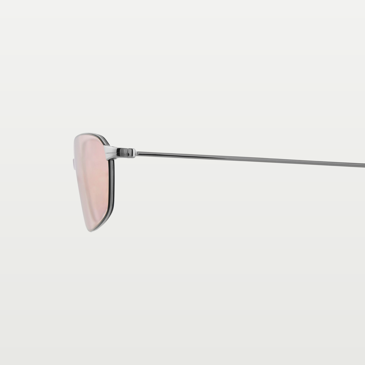 Balenciaga Invisible 2.0 Oval Sunglasses in Light Silver
