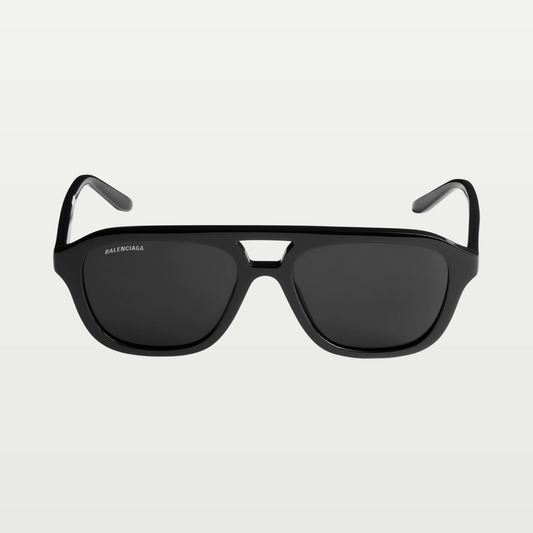 Balenciaga Men's Daily Pilot Sunglasses in Black
