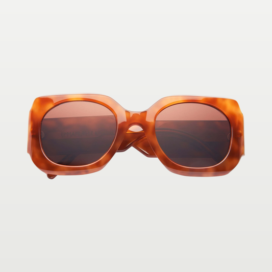Emmanuelle Khanh Sunglasses 8065 — ORGANIC TOBACCO SHELL