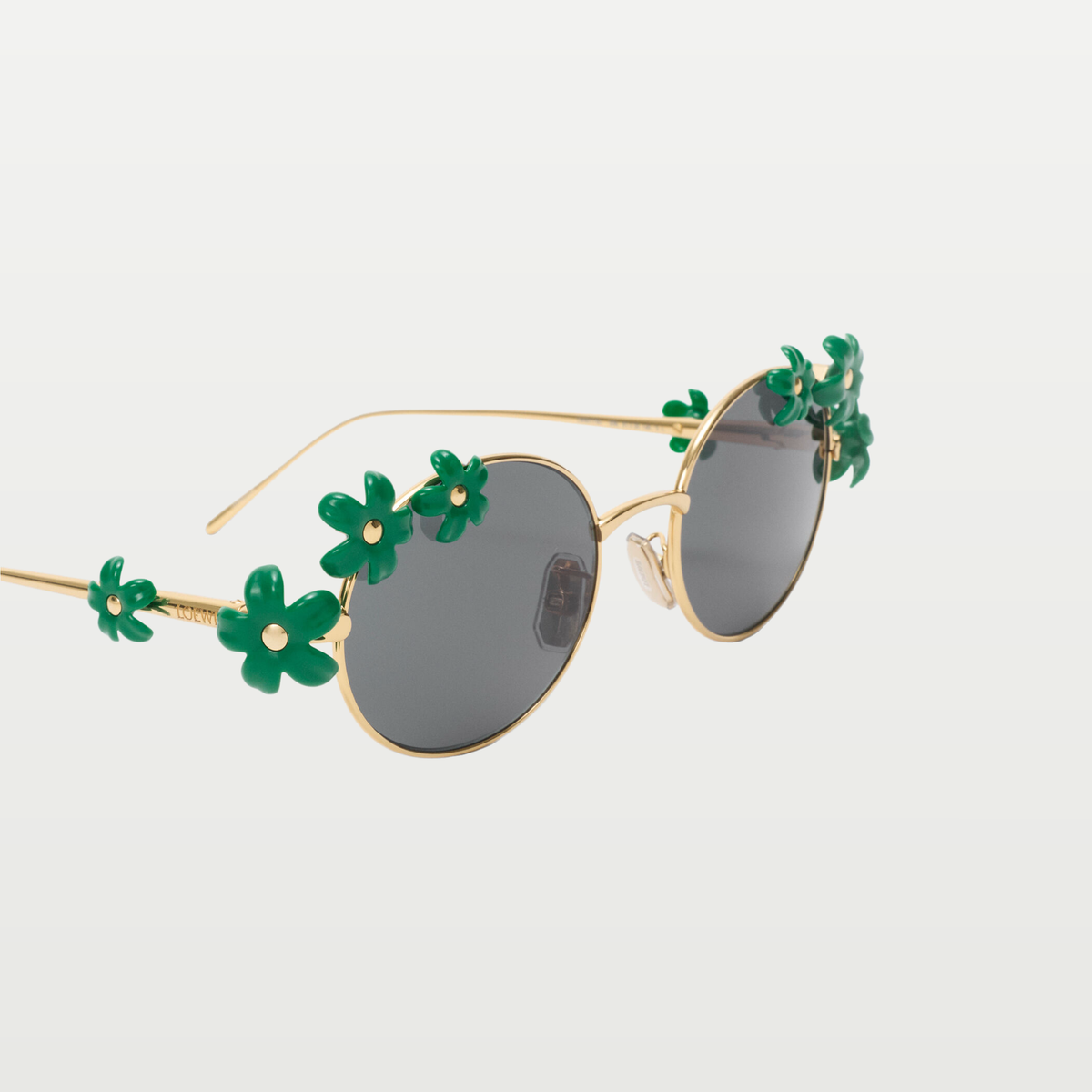 LOEWE Daisy Field sunglasses in Emerald Green