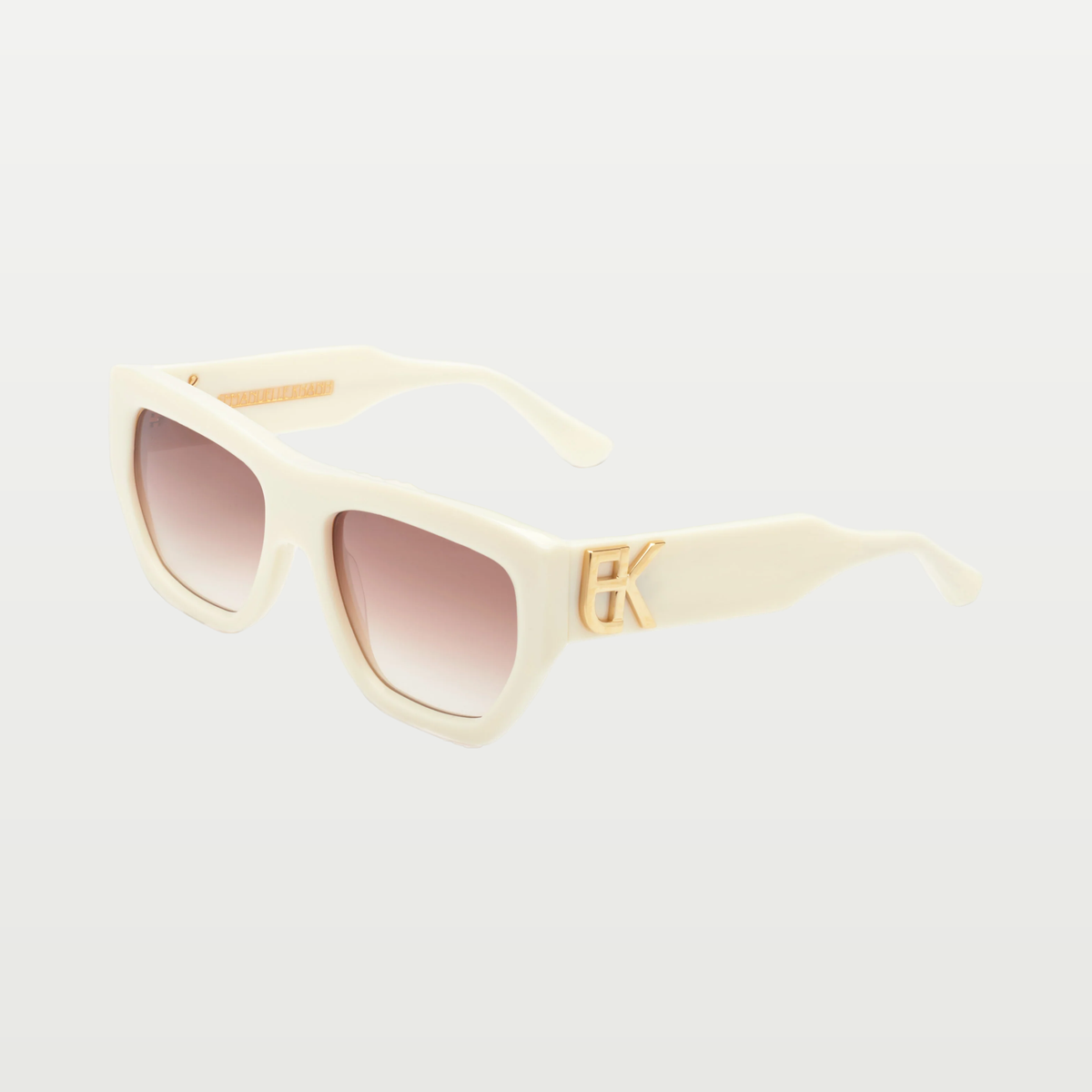 Emmanuelle Khanh Sunglasses SILENCIO — 11 - Egg Shell