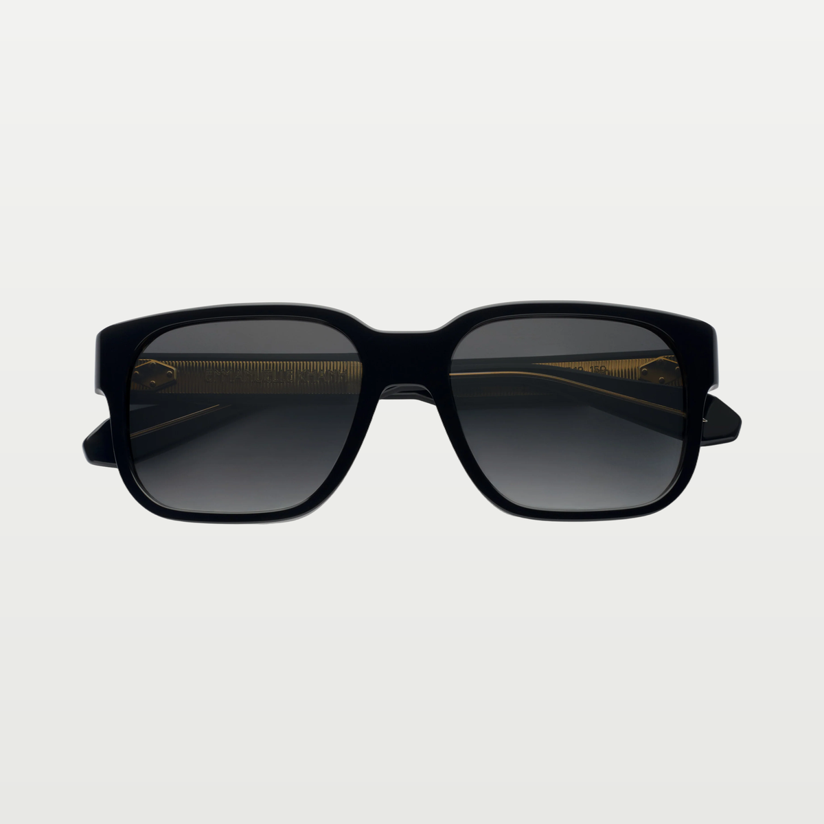 Emmanuelle Khanh Sunglasses RUSH — ORGANIC CRYSTAL BLACK - GOLD