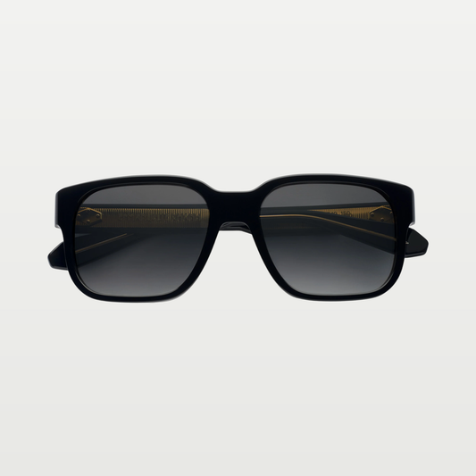 Emmanuelle Khanh Sunglasses RUSH — ORGANIC CRYSTAL BLACK - GOLD