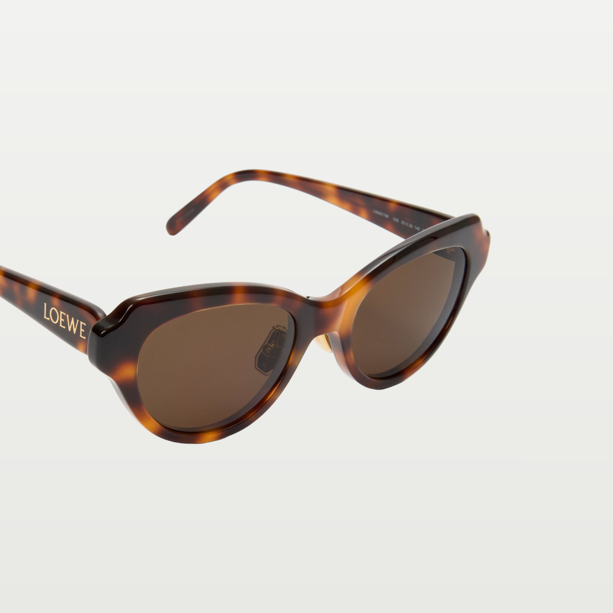 LOEWE Swan Slim sunglasses in Havana