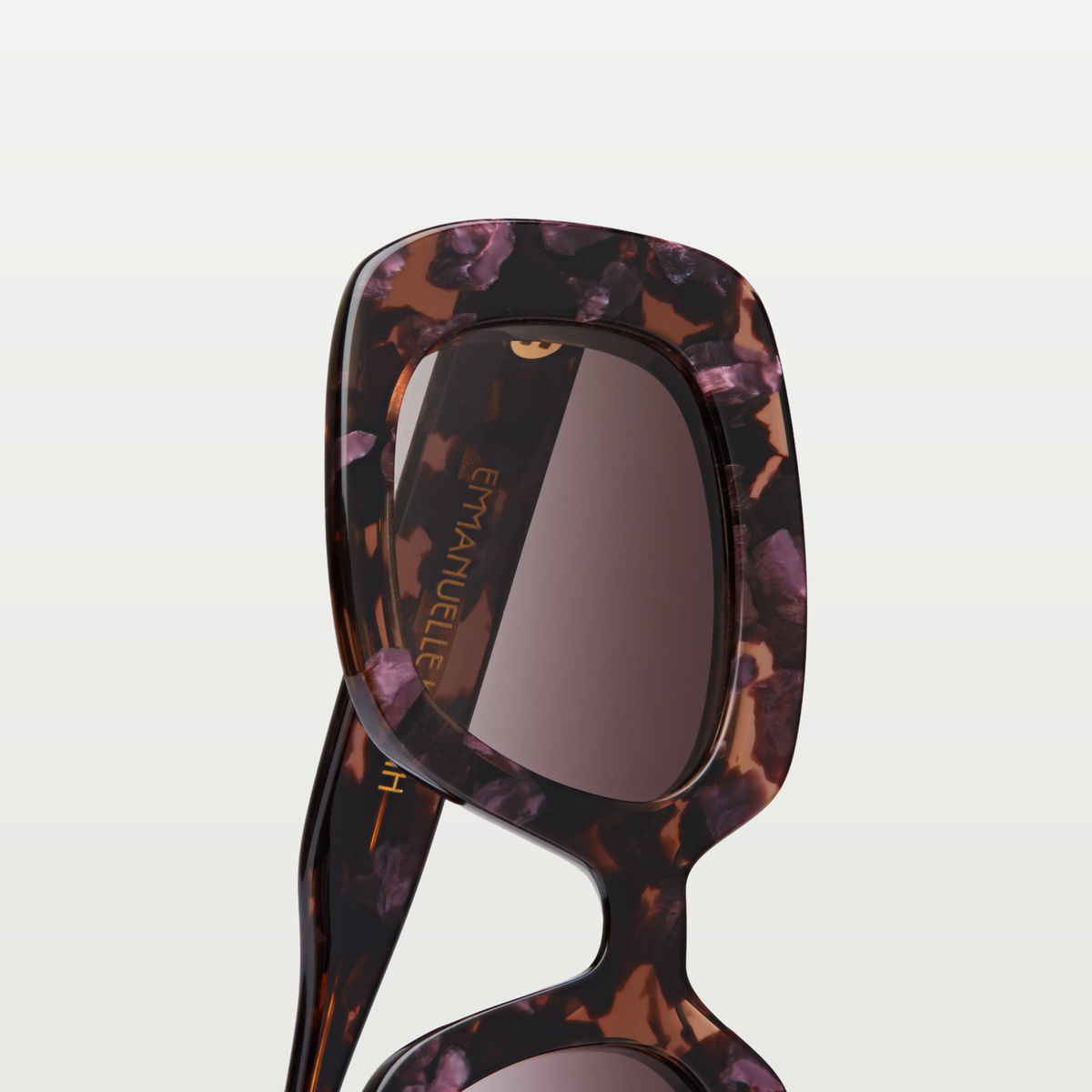 Emmanuelle Khanh Sunglasses PAMELA — PEARL PINK SHINE