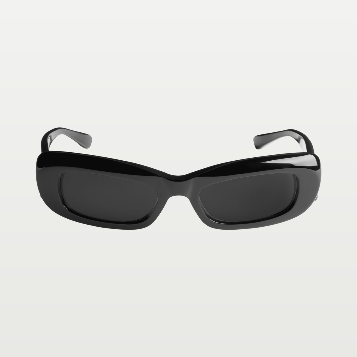 Balenciaga Women's Diva Rectangle Sunglasses in Black