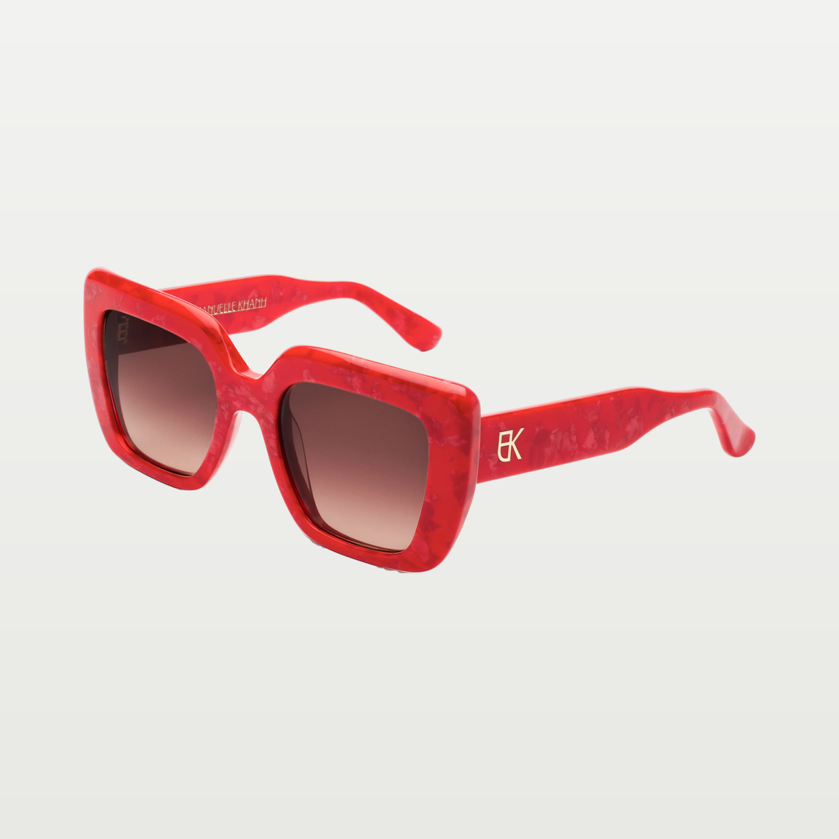 Emmanuelle Khanh Sunglasses FOXY — PEARL RED