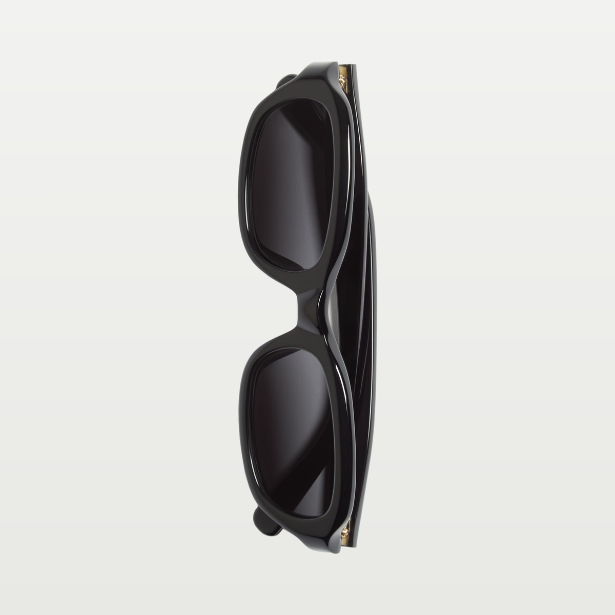 Valentino Rectangular Acetate Eyewear — BLACK/GRAY