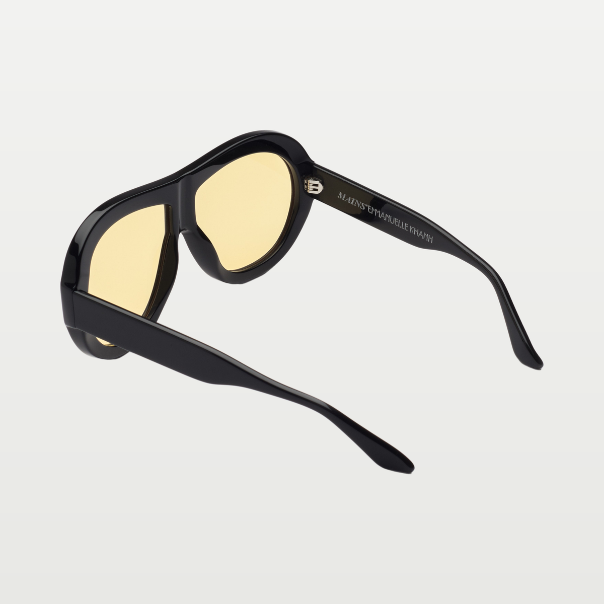 Emmanuelle Khanh Sunglasses MAINS — ORGANIC BLACK