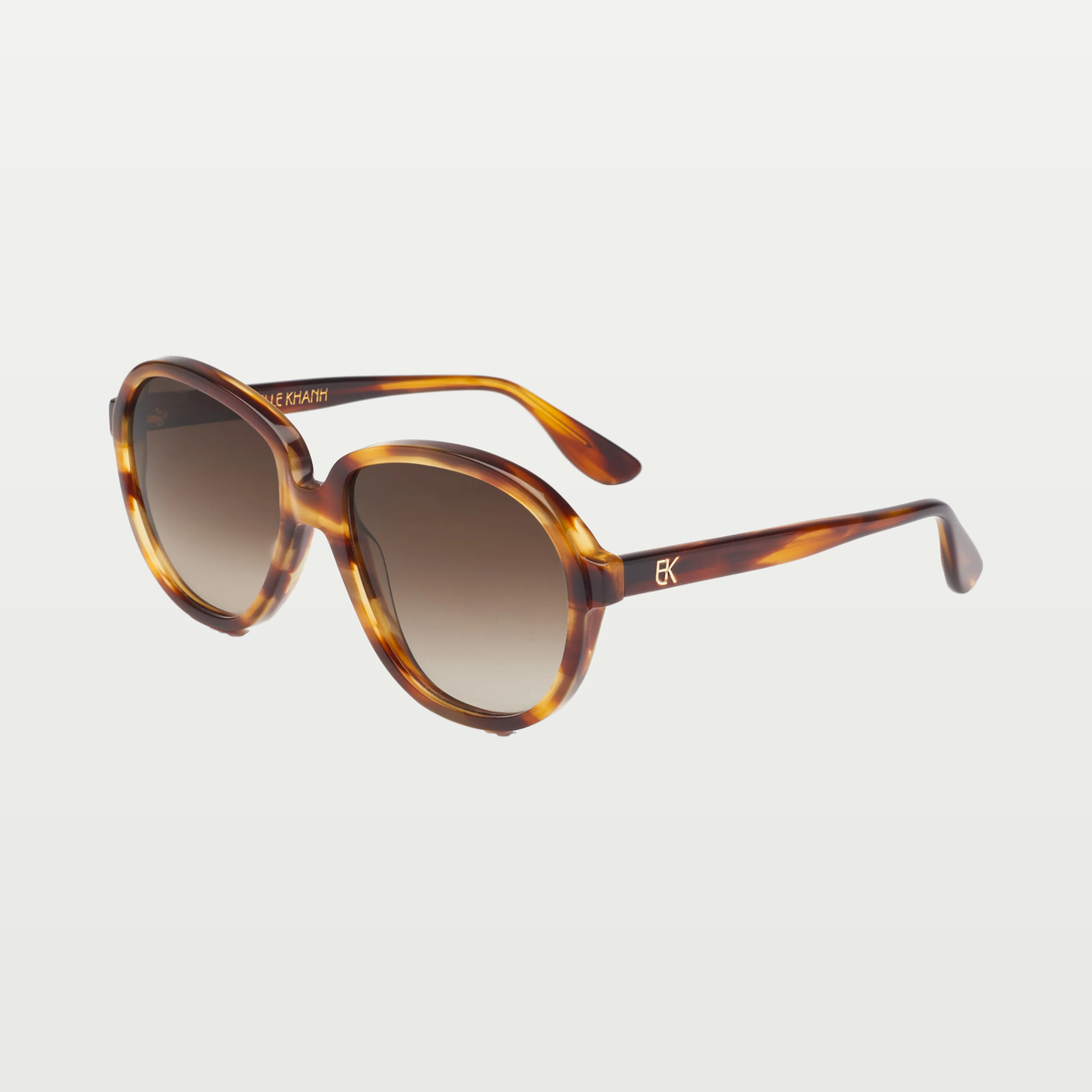 Emmanuelle Khanh Sunglasses MANO-SOL — HAVANA FLAME