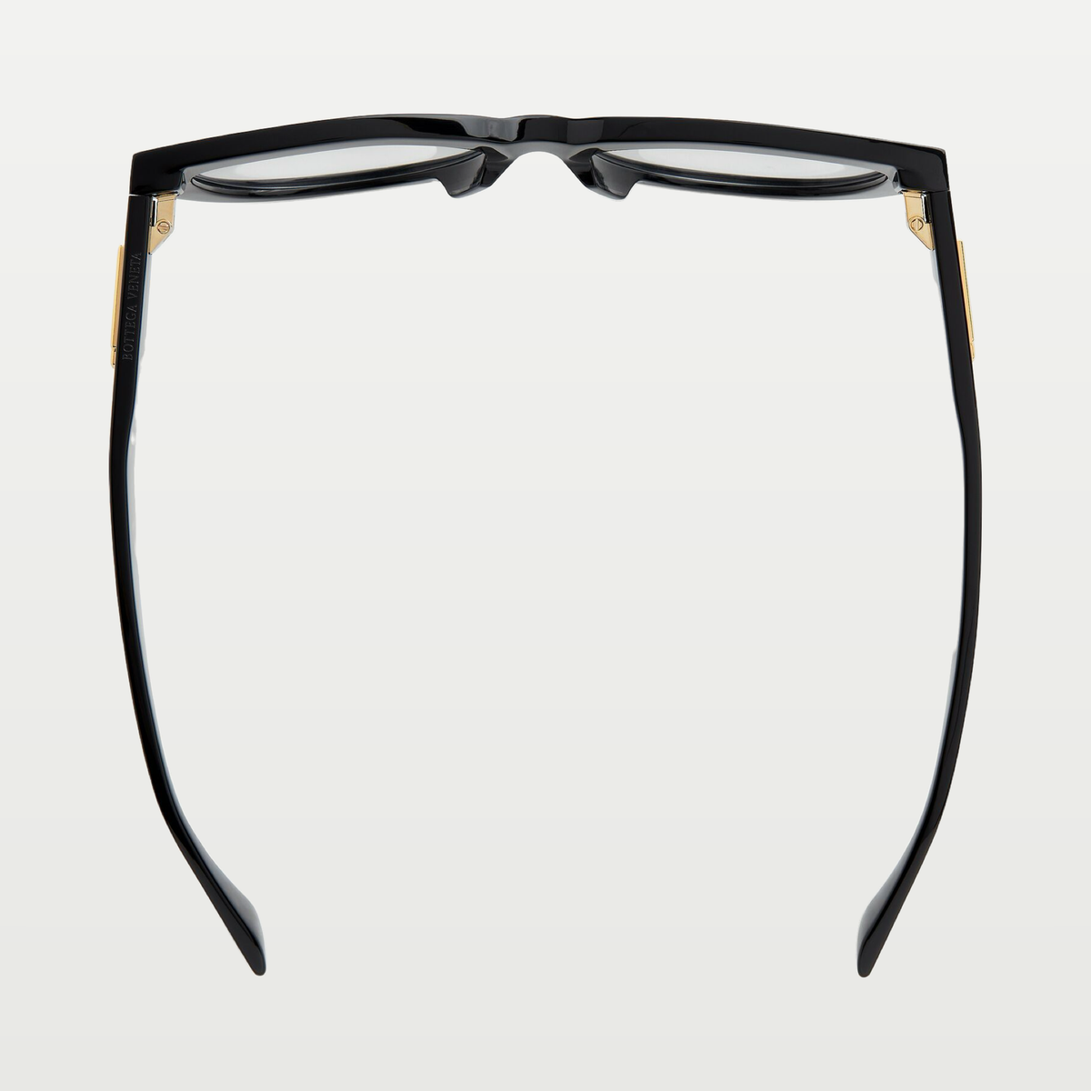 Bottega Veneta Women's Classic Recycled Acetate Cat Eye Eyeglasses in Black/transparent