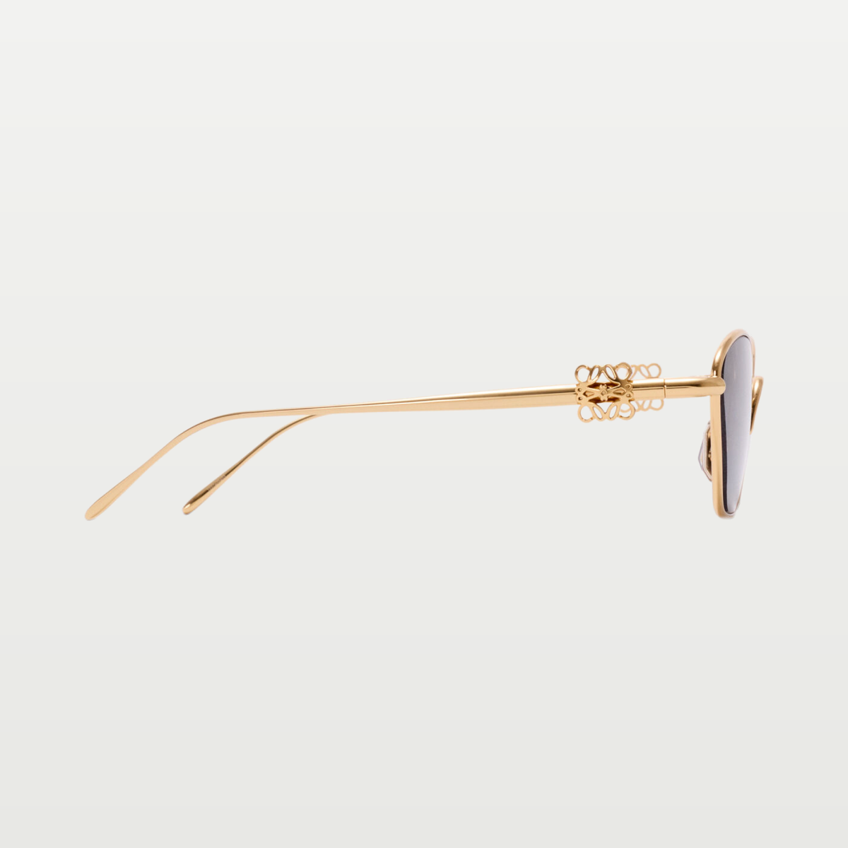 LOEWE Anagram Bombé Hexagon sunglasses in Smoke Moka