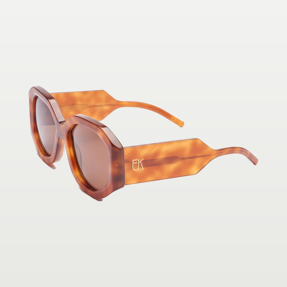Emmanuelle Khanh Sunglasses 3082 — TOBACCO SHELL