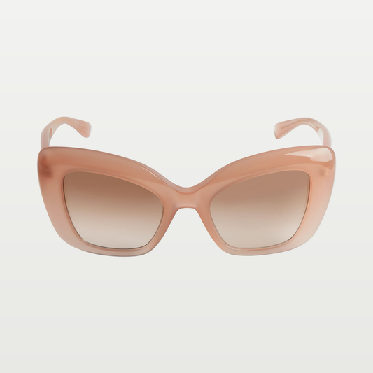 Balenciaga Women's Diva Butterfly Sunglasses in Milky Nude
