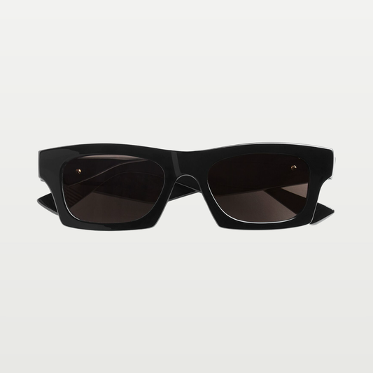Bottega Veneta Classic Squared Sunglasses in Black/grey