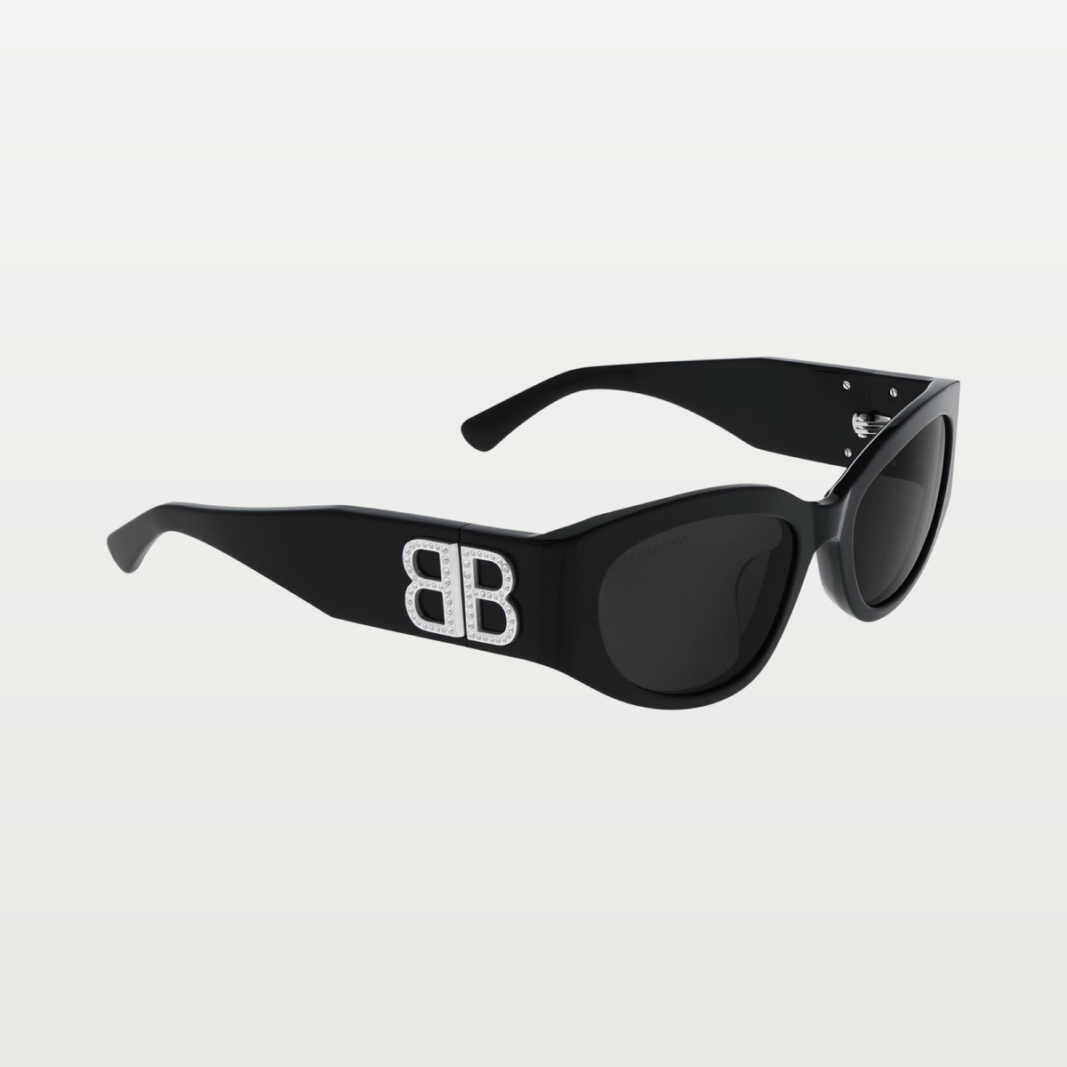 Balenciaga Women's Bossy Round Af Sunglasses in Black