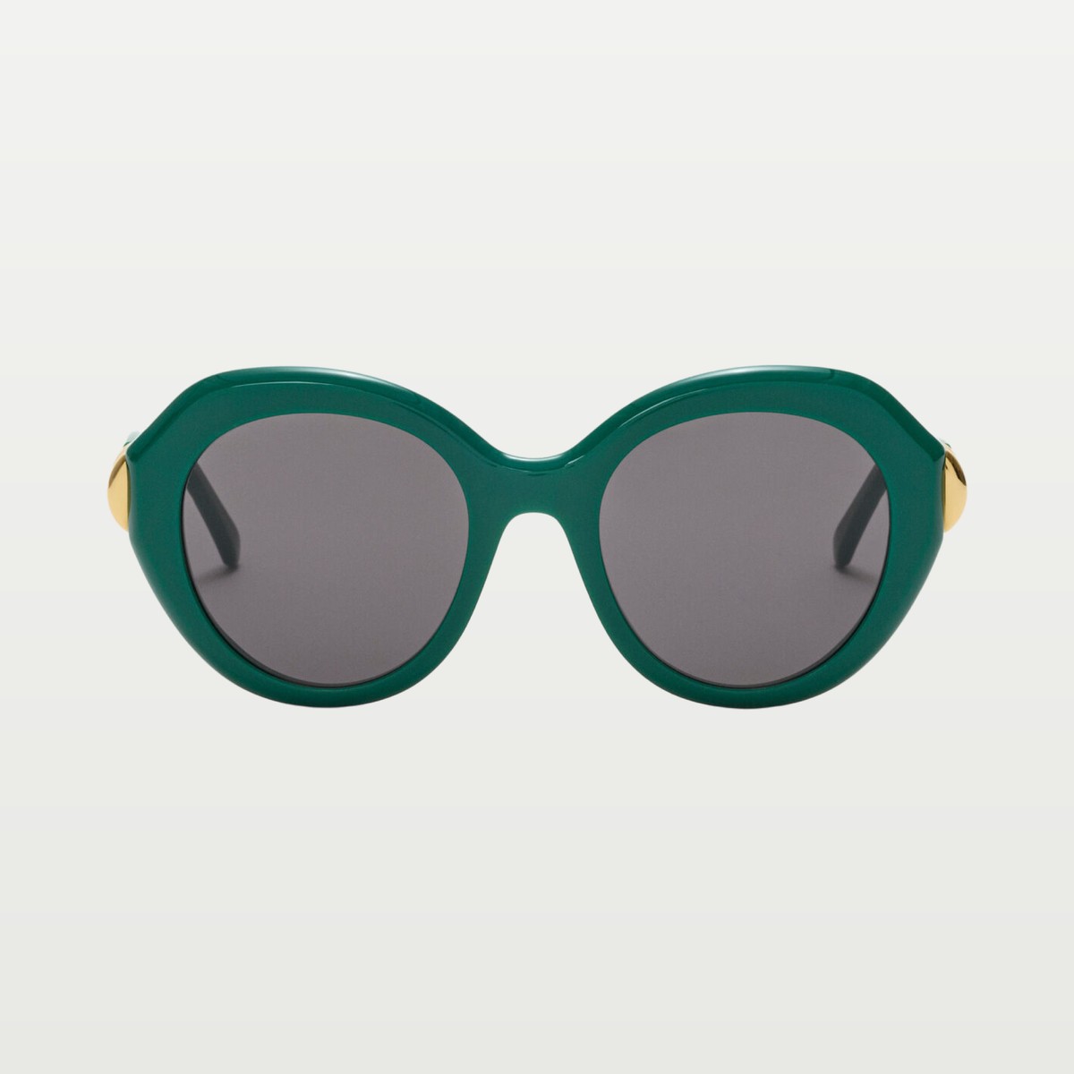 LOEWE Coil Butterfly sunglasses in Emerald Green