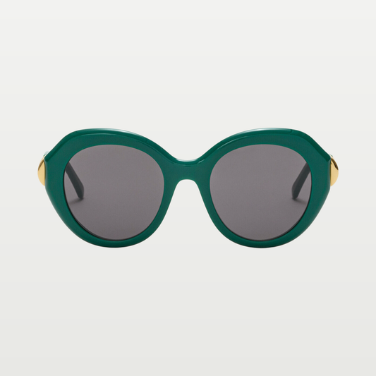 LOEWE Coil Butterfly sunglasses in Emerald Green