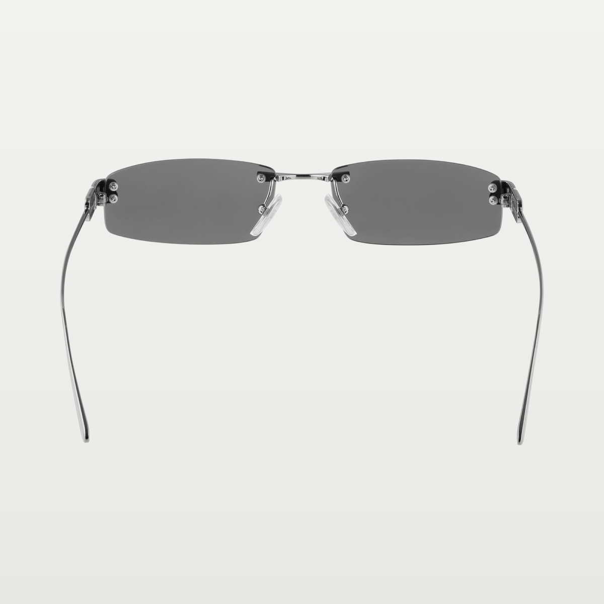 Balenciaga Women's Gossip Rectangle Sunglasses in Light Silver