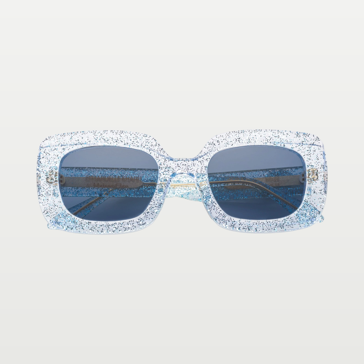 Emmanuelle Khanh Sunglasses MC01 — BLUE SEQUIN