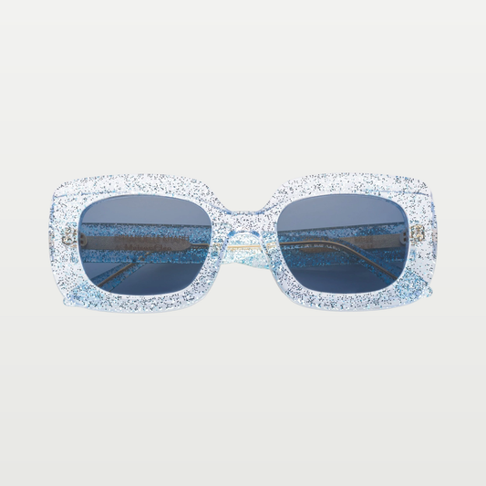 Emmanuelle Khanh Sunglasses MC01 — BLUE SEQUIN