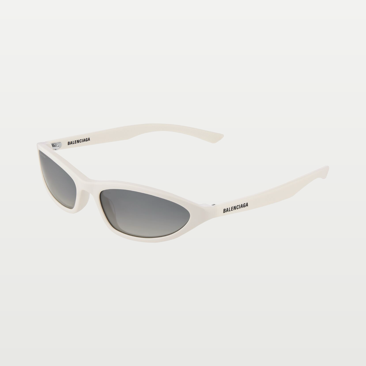 Balenciaga Women's Neo Oval 2.0 Sunglasses in Off White