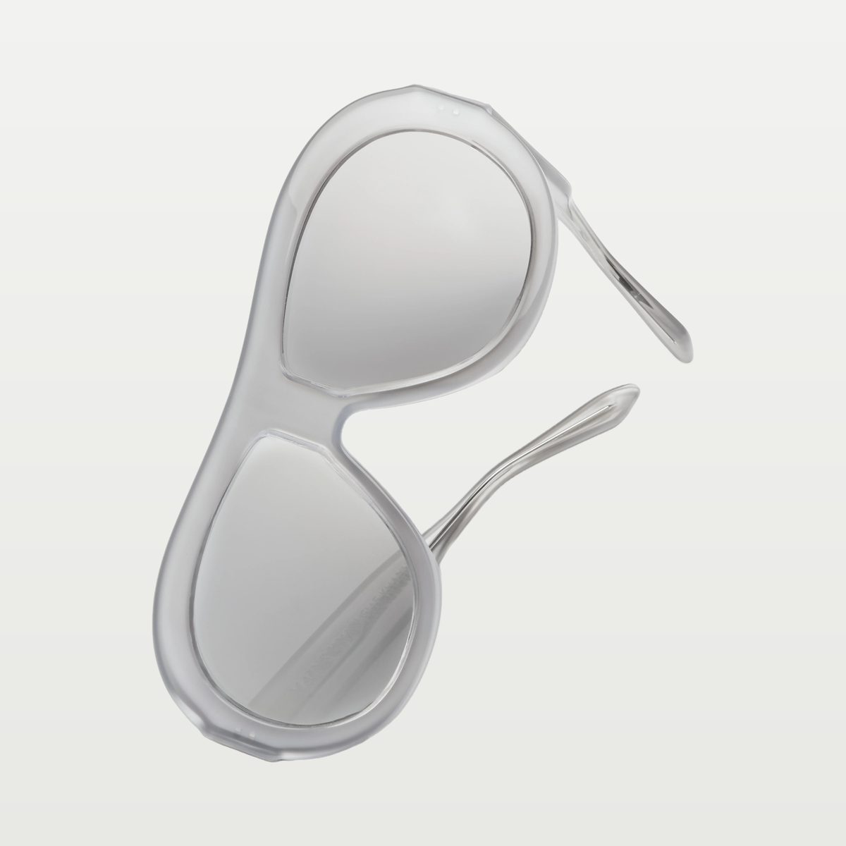 Emmanuelle Khanh Sunglasses MAINS — SILVER CHROME