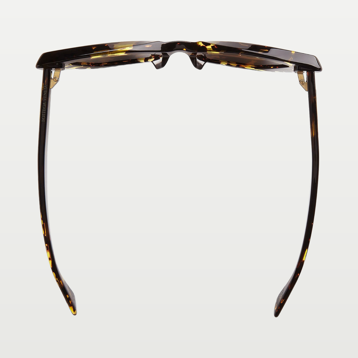 Bottega Veneta Women's Angle Acetate Pointed Cat Eye Sunglasses in Havana / Brown