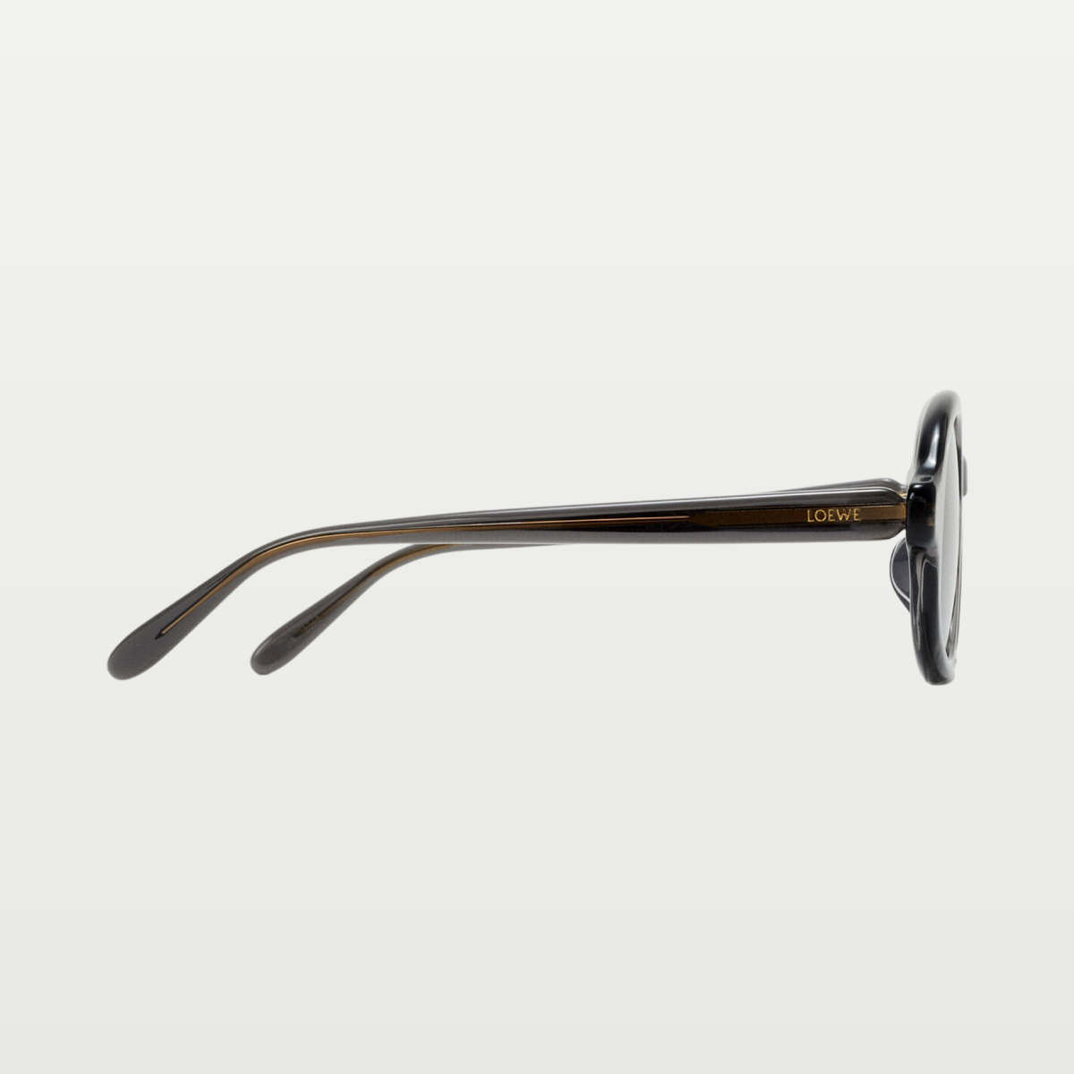 LOEWE Delta Slim sunglasses in Transparent Asphalt