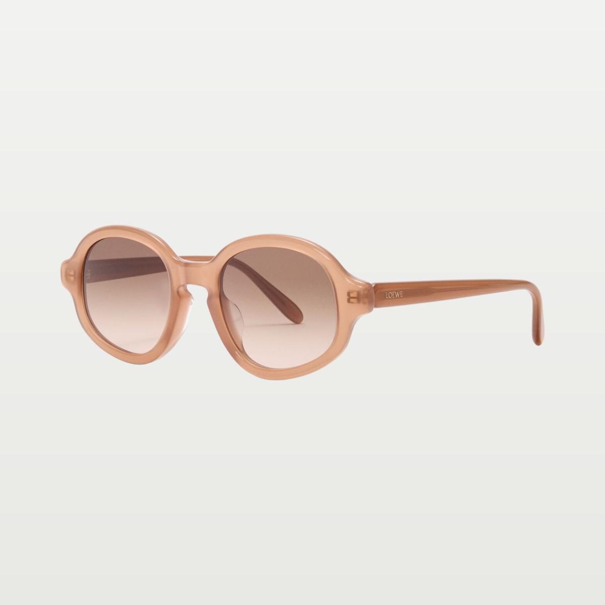 LOEWE Delta Slim sunglasses in Milky Caramel