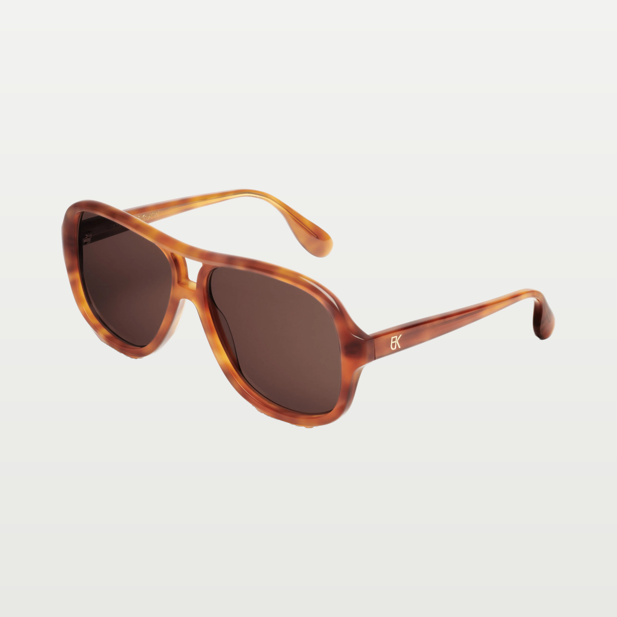 Emmanuelle Khanh Sunglasses ROMA — ORGANIC TOBACCO SHELL
